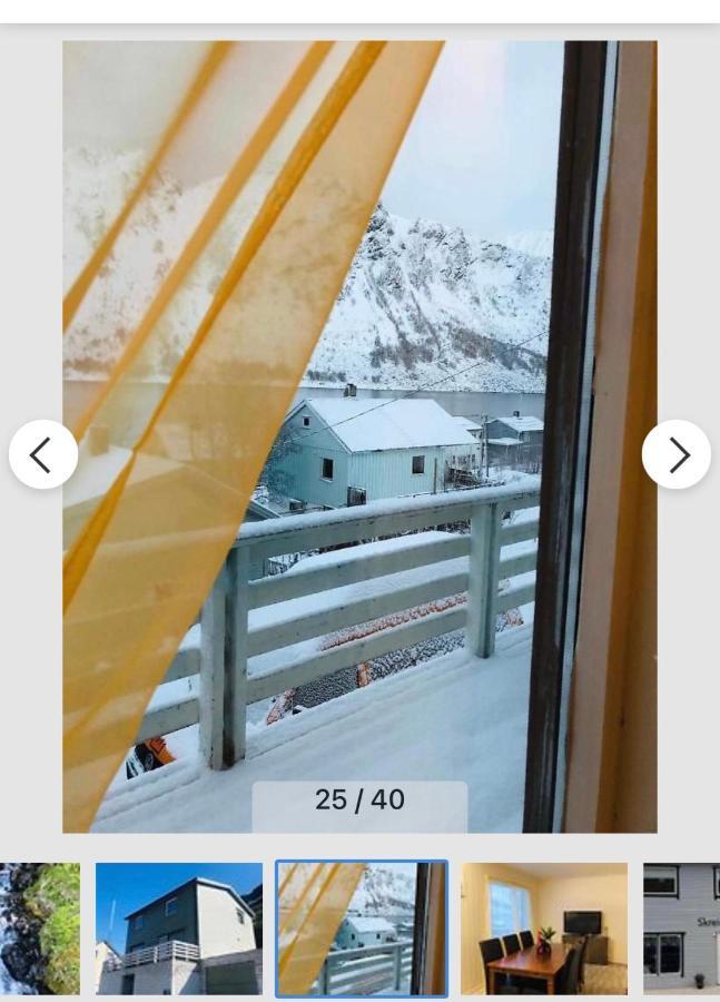 Senja Villa Gryllefjord Exterior foto